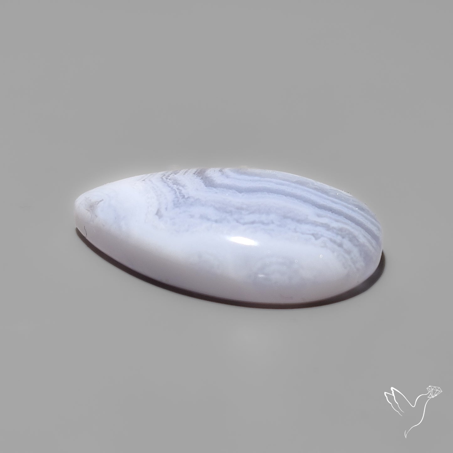 Blue Lace Agate Cabochon