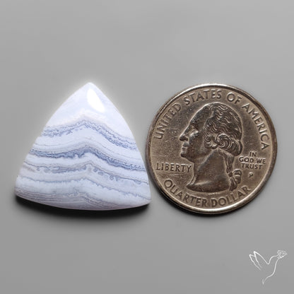 Blue Lace Agate Cabochon