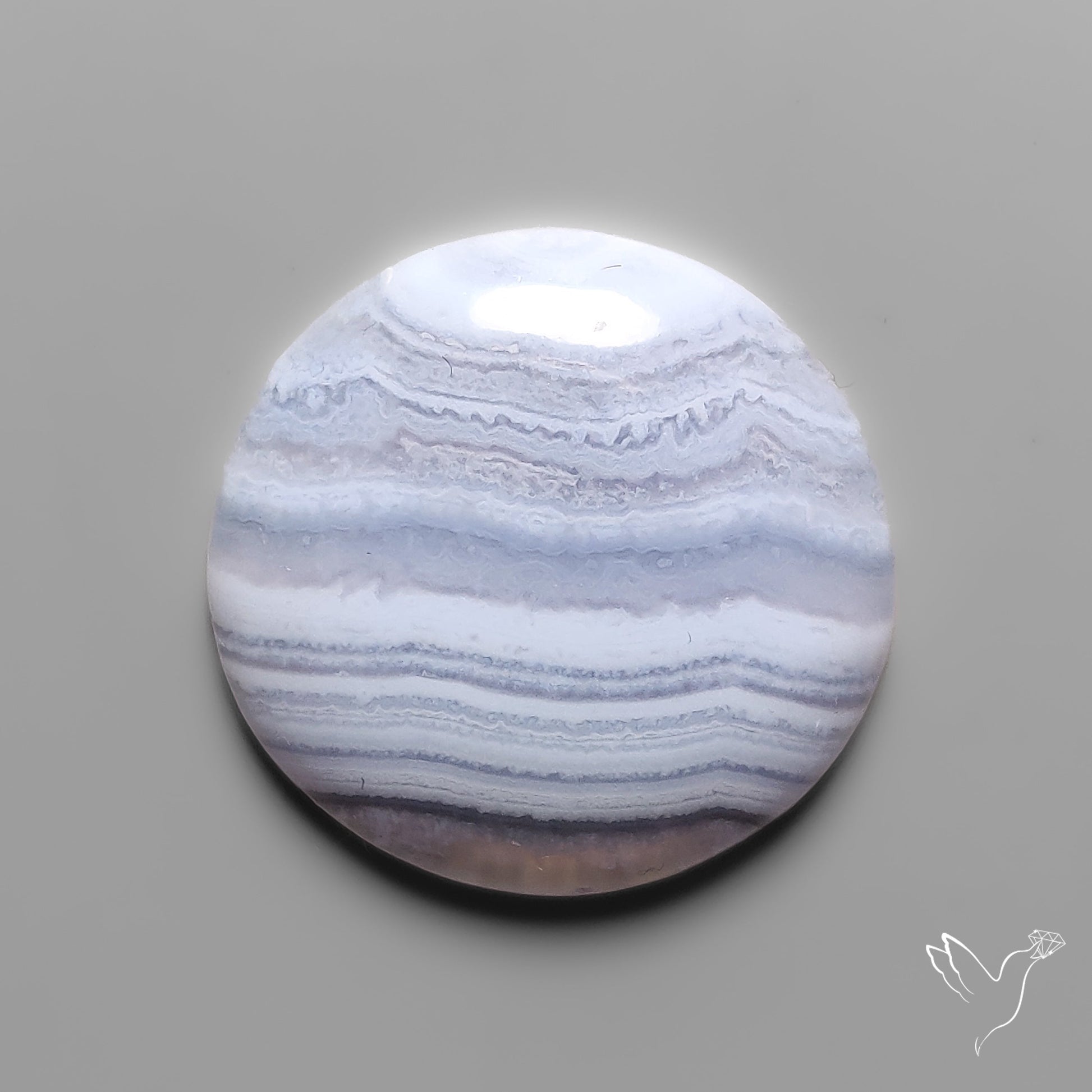 Blue Lace Agate Cabochon