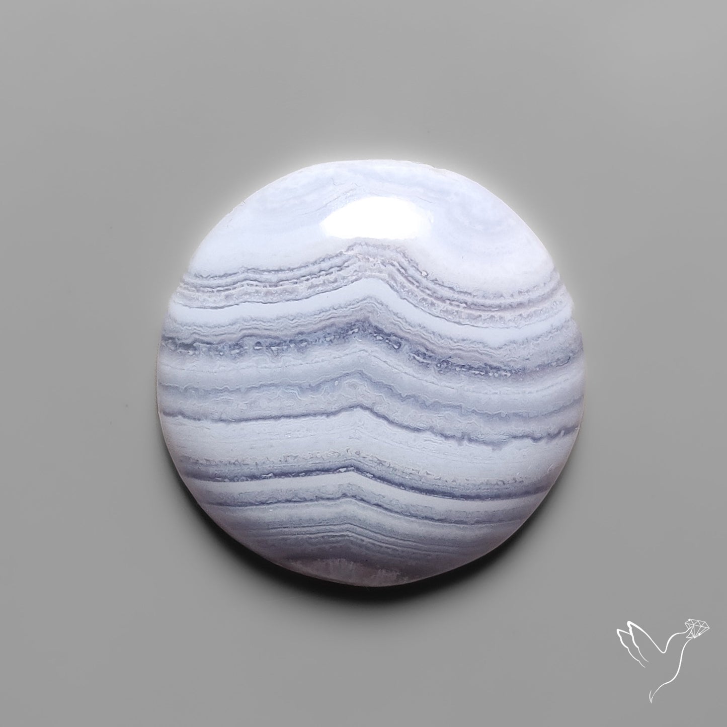 Blue Lace Agate Cabochon