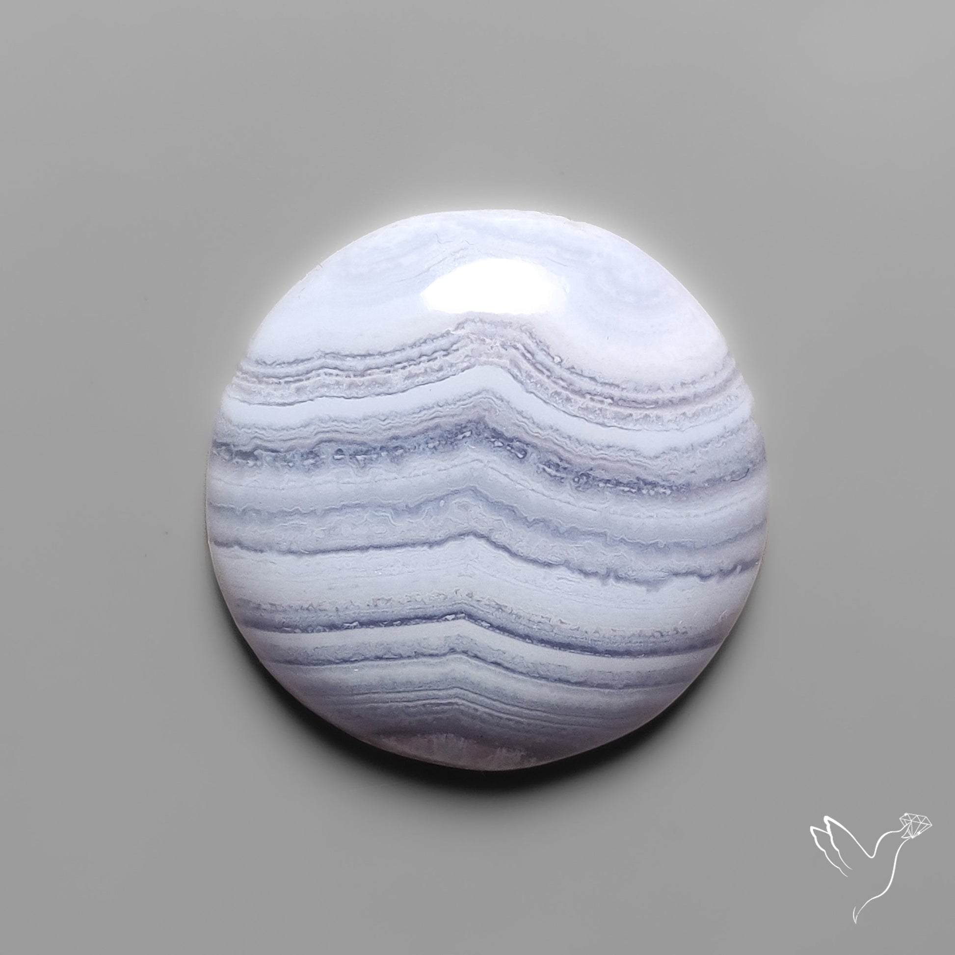 Blue Lace Agate Cabochon