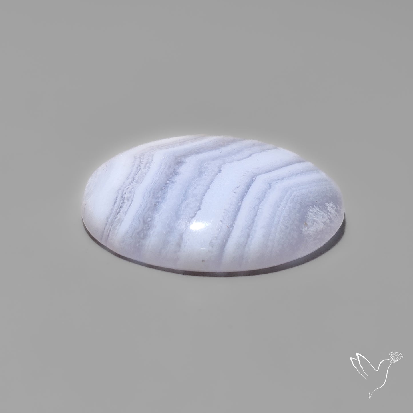 Blue Lace Agate Cabochon