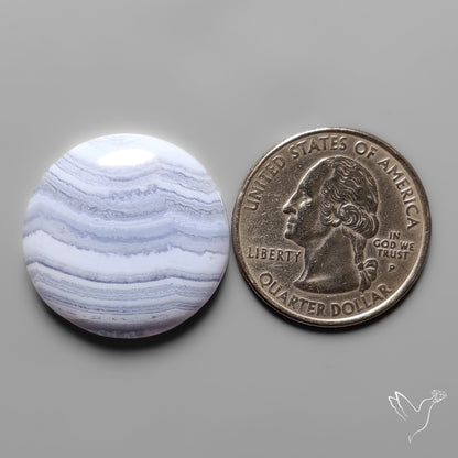 Blue Lace Agate Cabochon