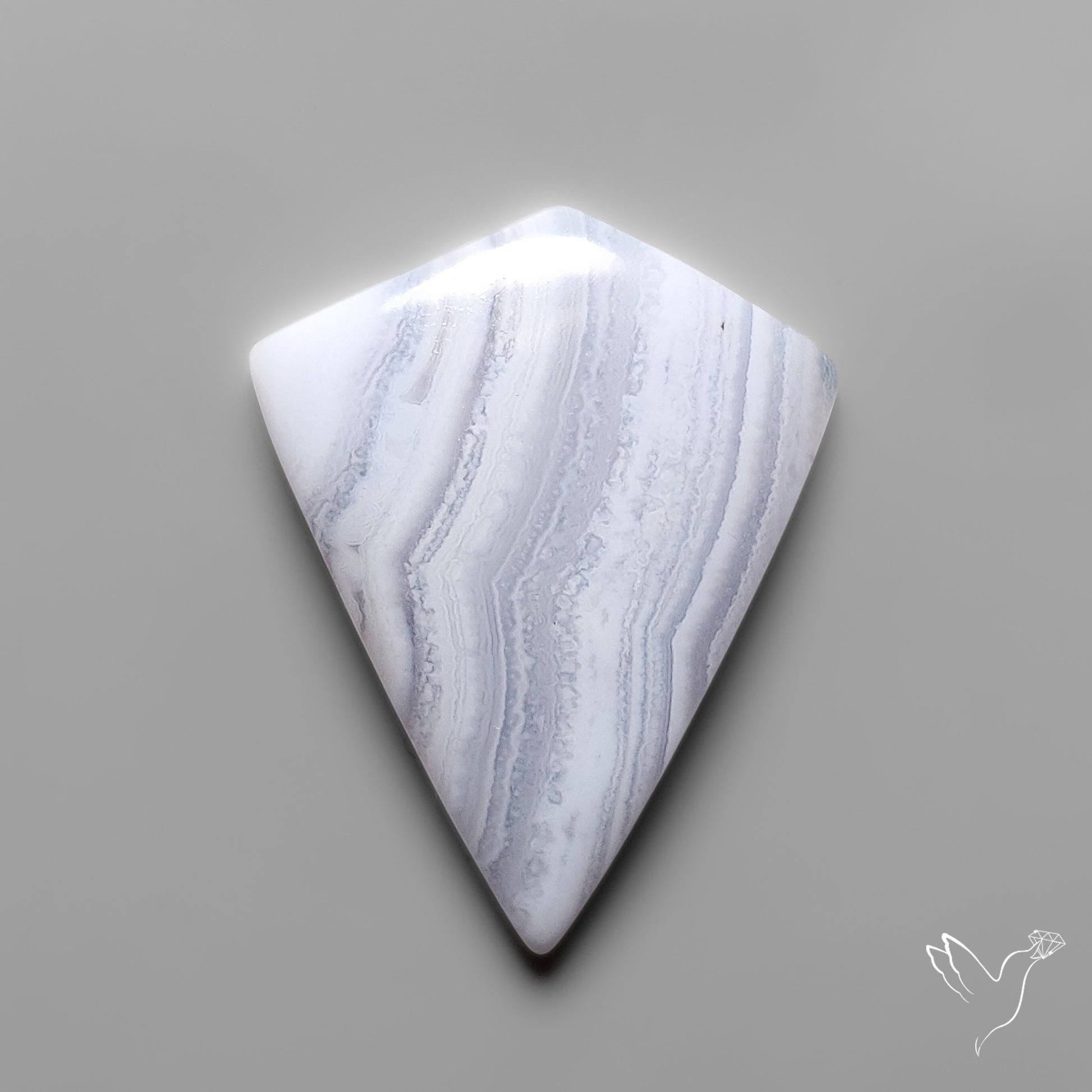 Blue Lace Agate Cabochon