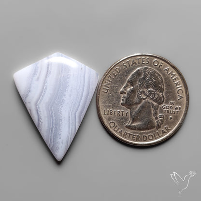 Blue Lace Agate Cabochon