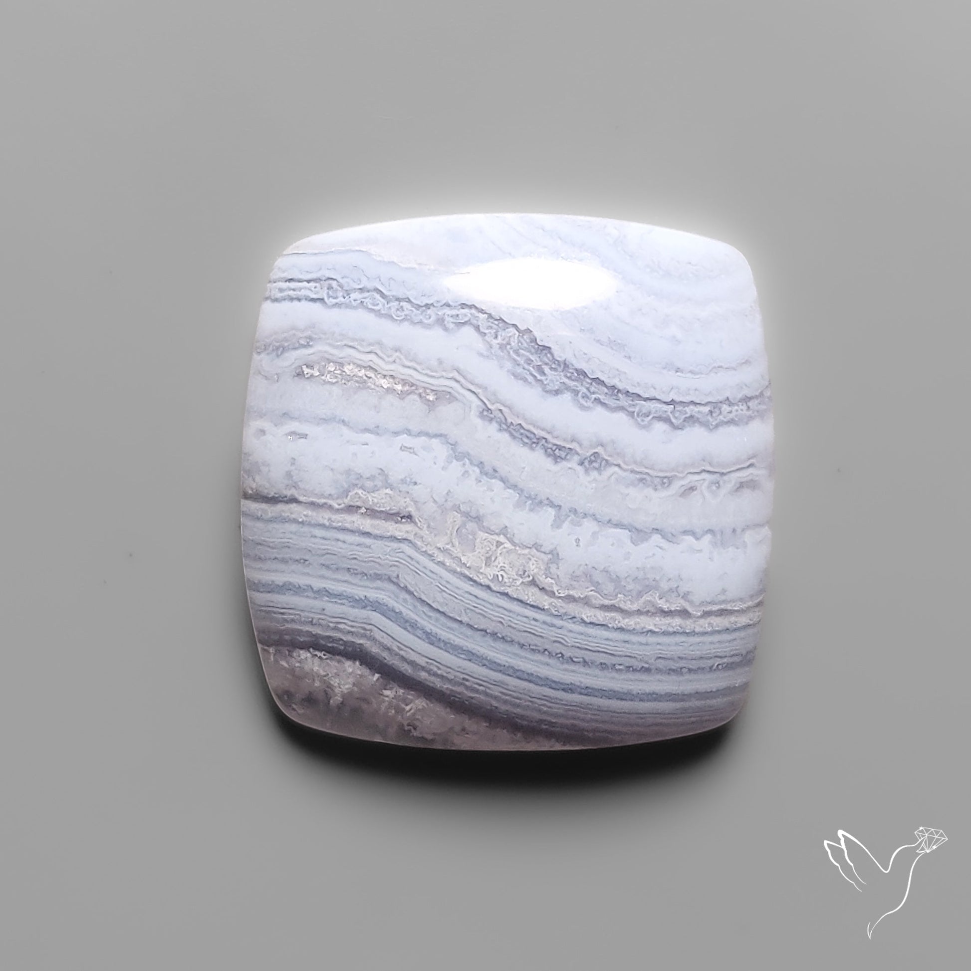 Blue Lace Agate Cabochon