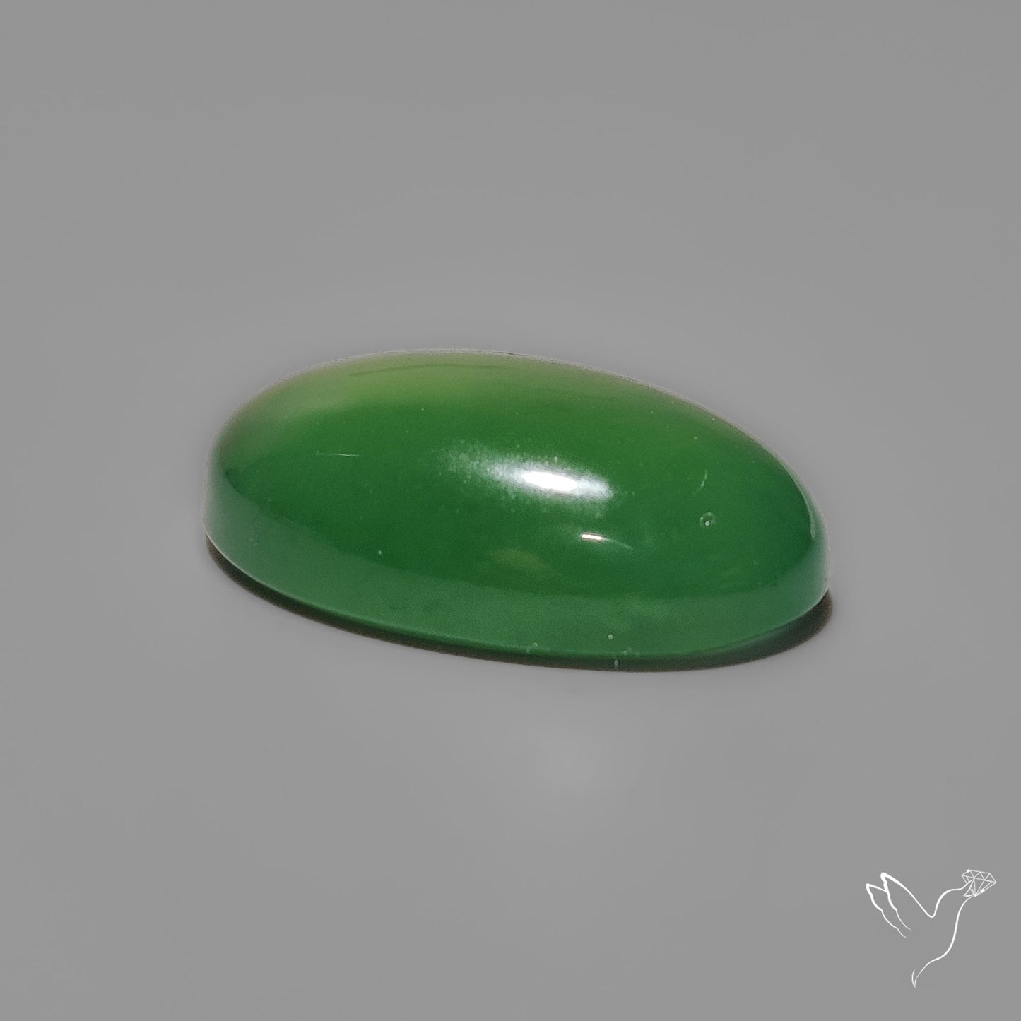 Gemmy Green Serpentine Cabochon