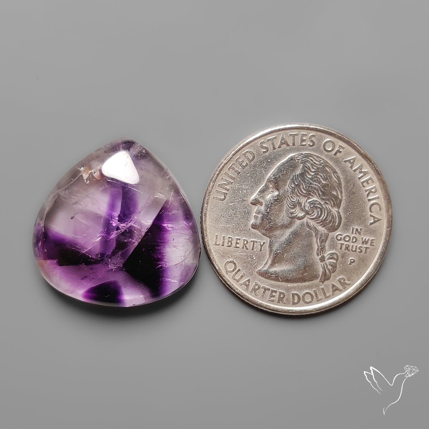 Trapiche Amethyst Cabochon