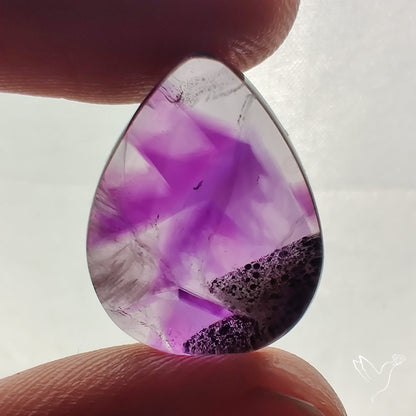Trapiche Amethyst Cabochon