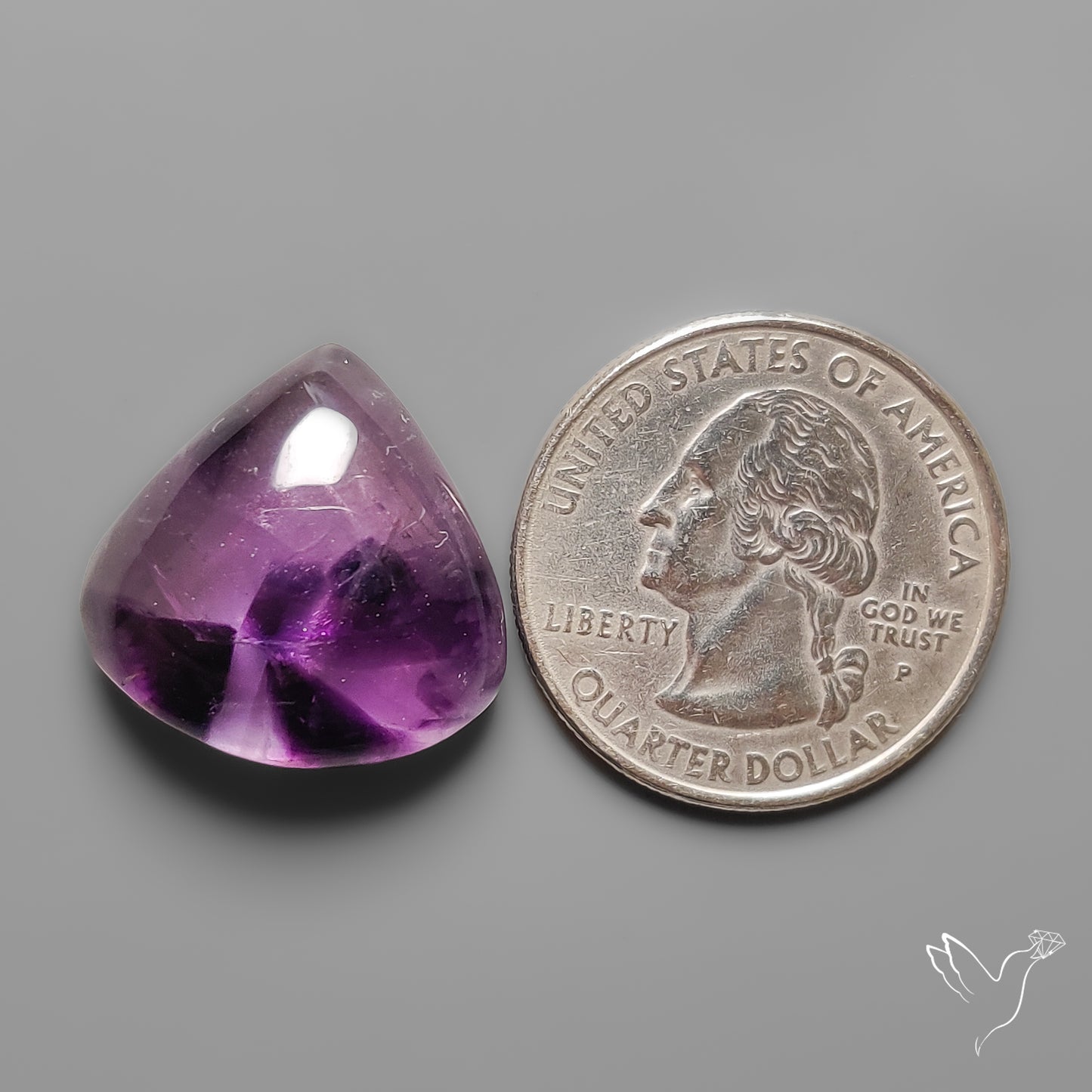Trapiche Amethyst Cabochon