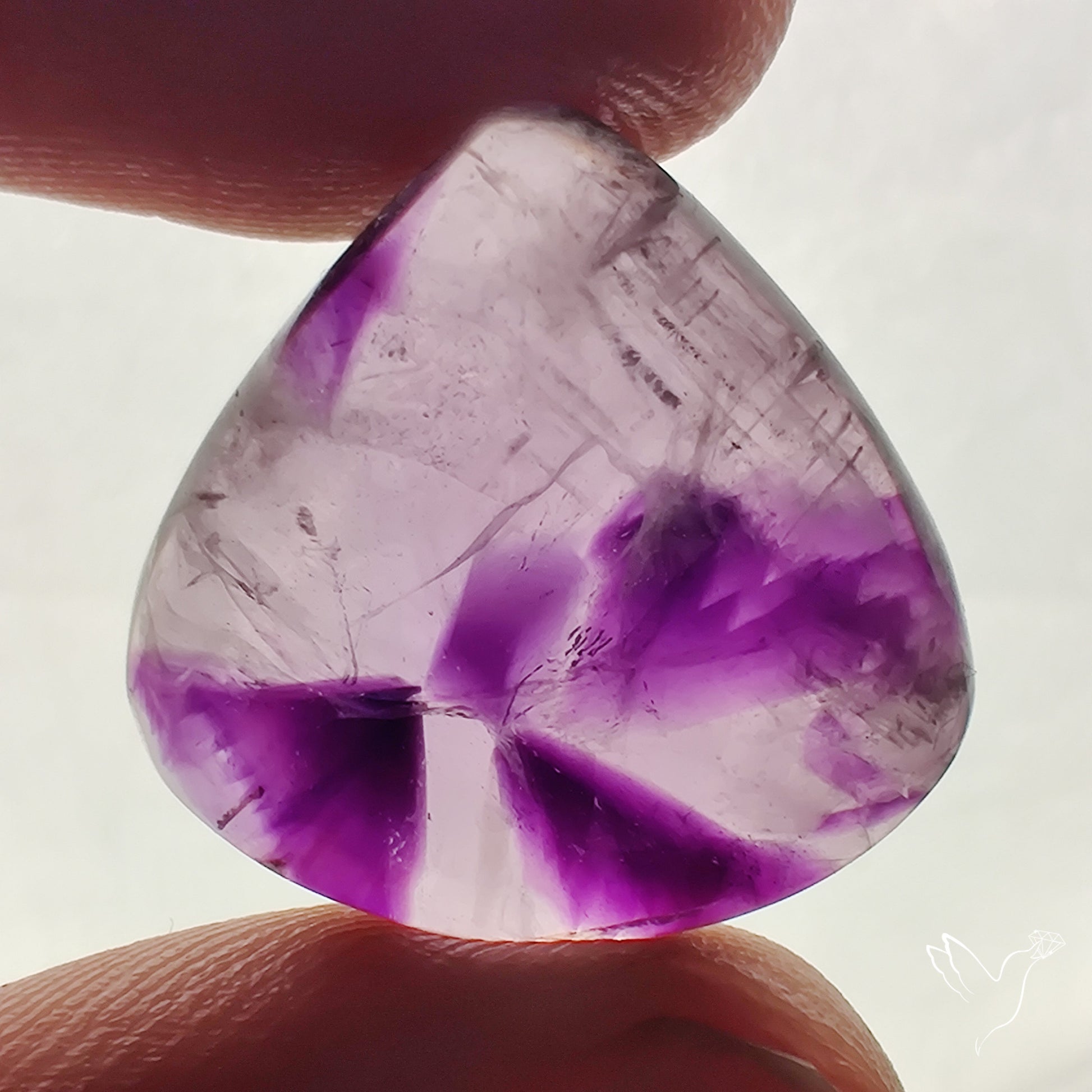 Trapiche Amethyst Cabochon