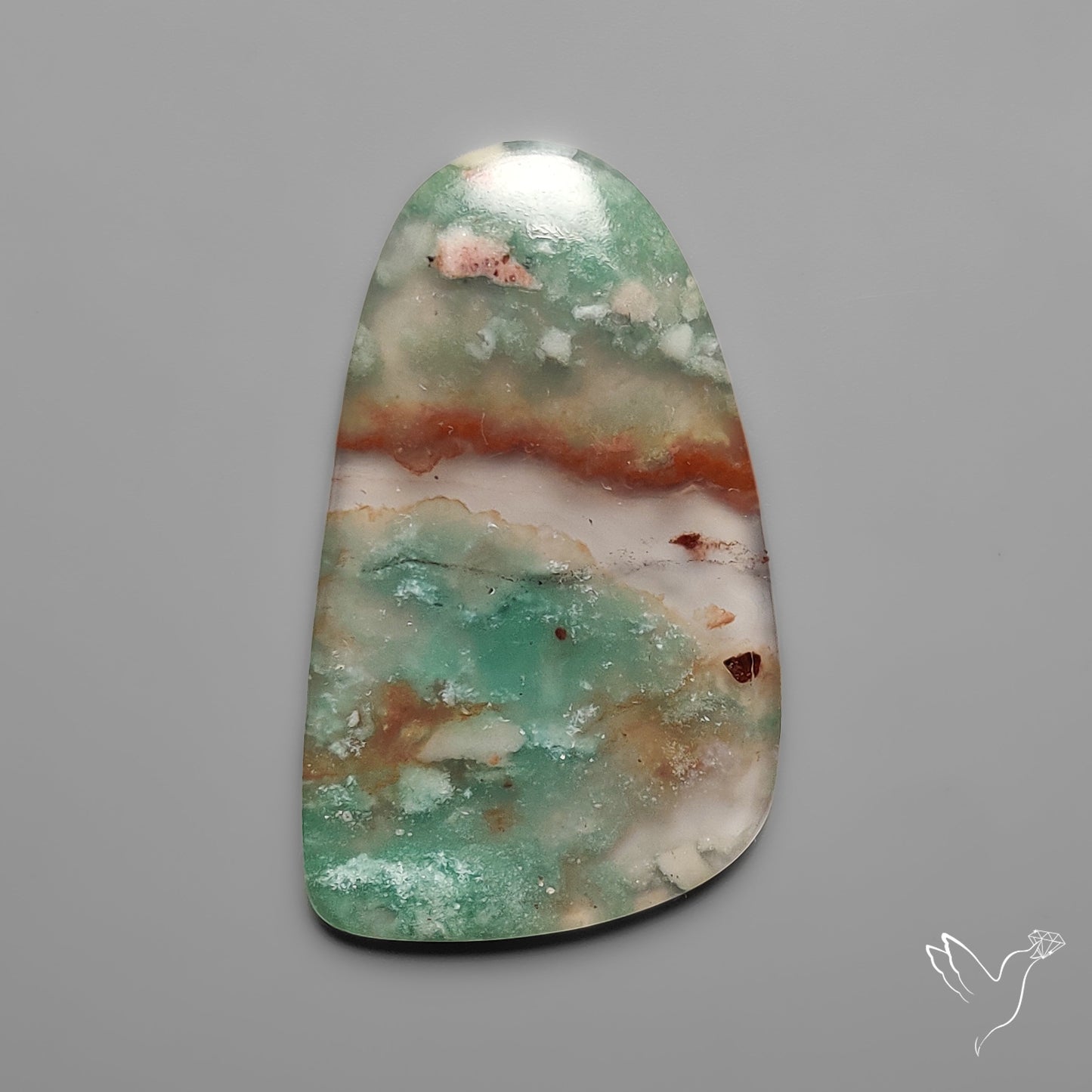 Aqua Chrysoprase Cabochon