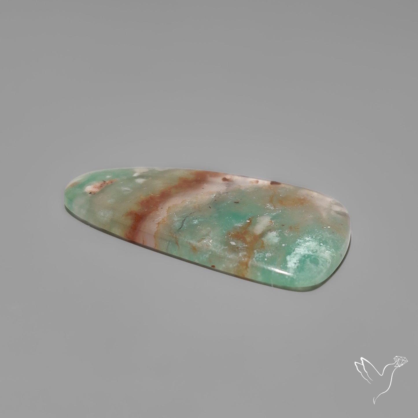 Aqua Chrysoprase Cabochon