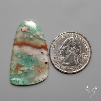 Aqua Chrysoprase Cabochon