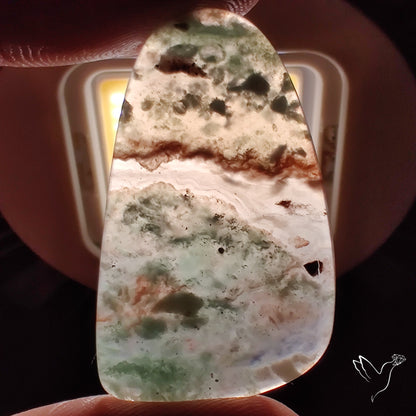 Aqua Chrysoprase Cabochon