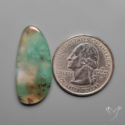 Aqua Chrysoprase Cabochon