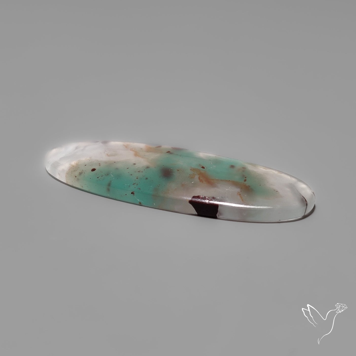 Aqua Chrysoprase Cabochon