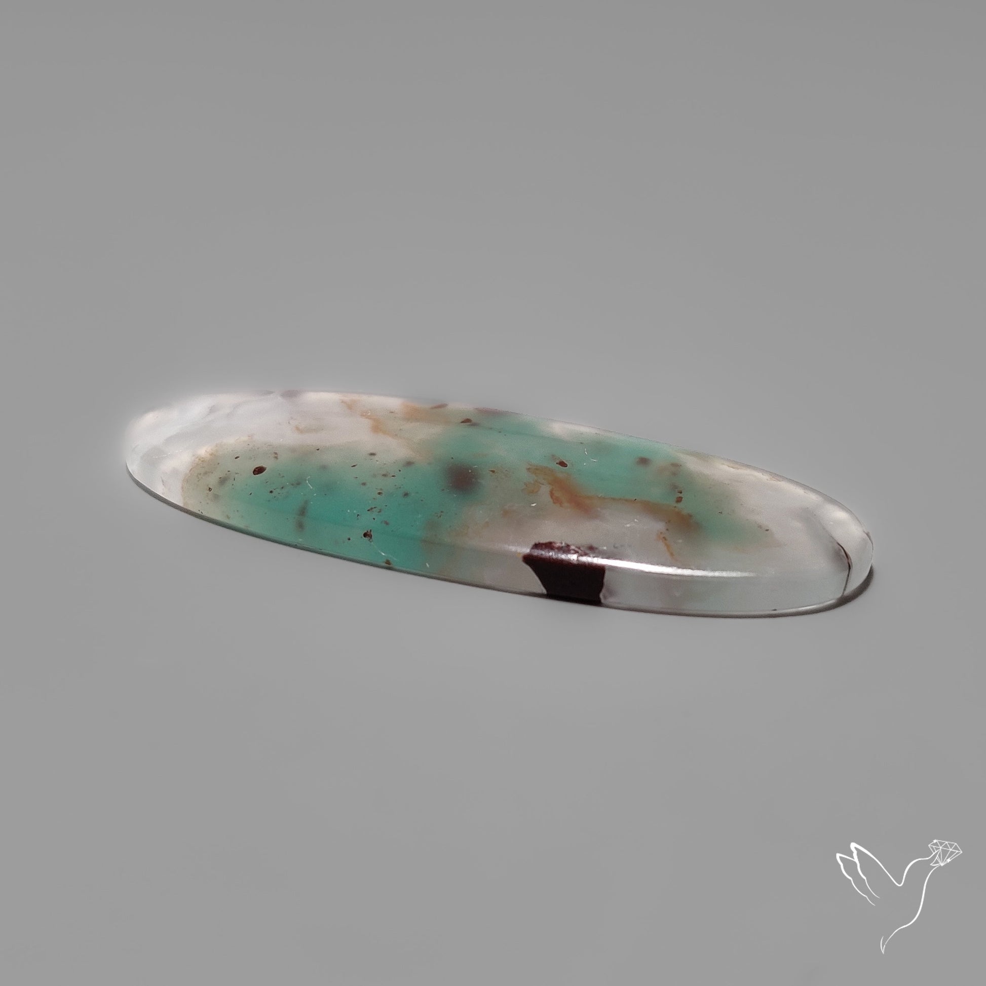 Aqua Chrysoprase Cabochon