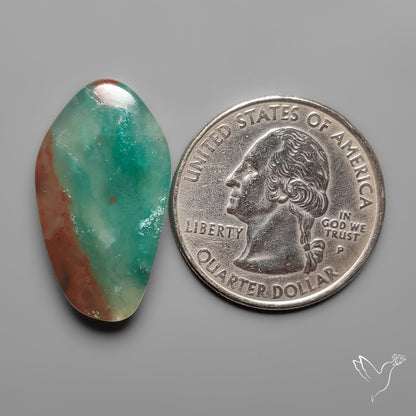 Aqua Chrysoprase Cabochon