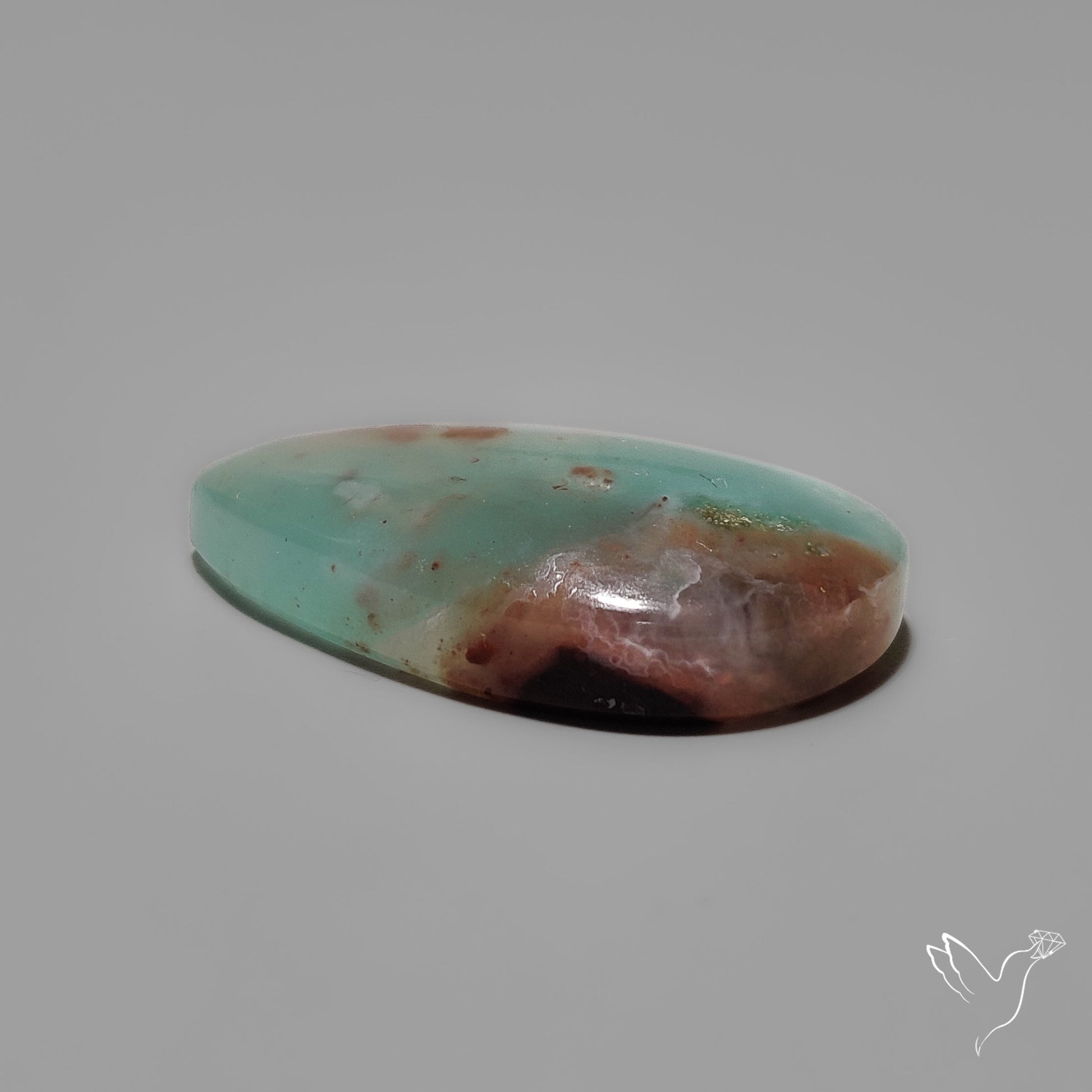 Aqua Chrysoprase Cabochon