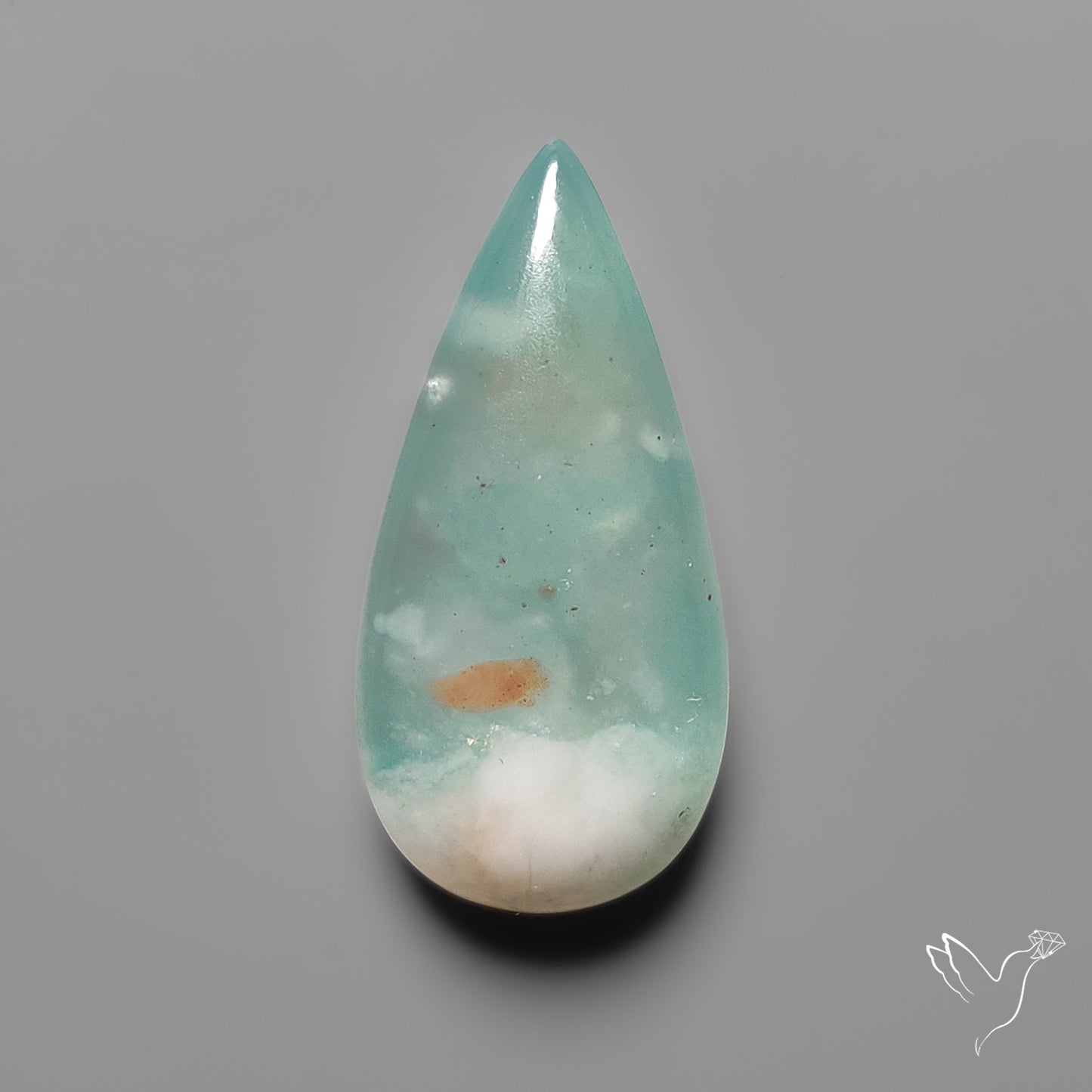 Aqua Chrysoprase Cabochon