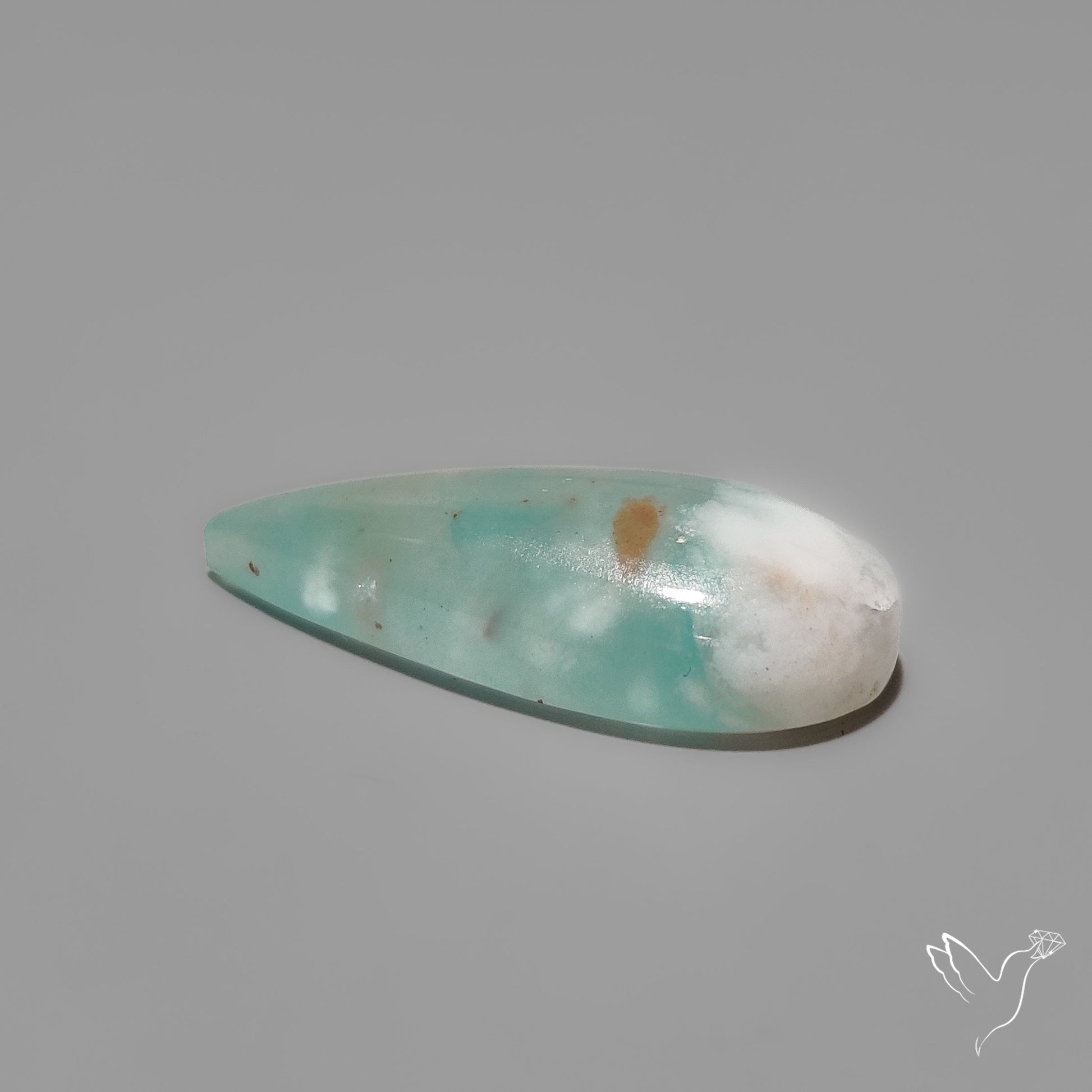 Aqua Chrysoprase Cabochon