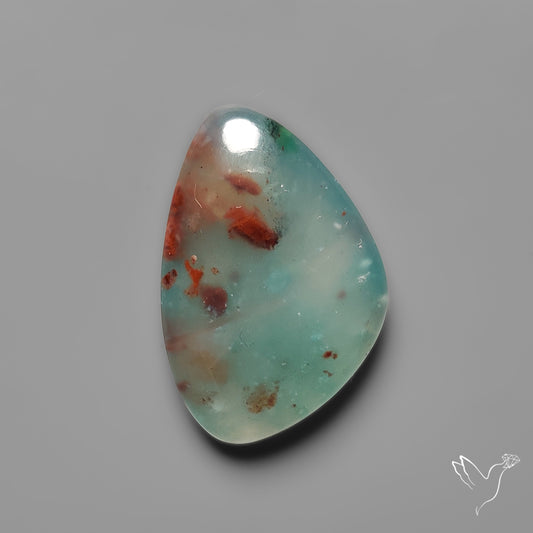 Aqua Chrysoprase Cabochon