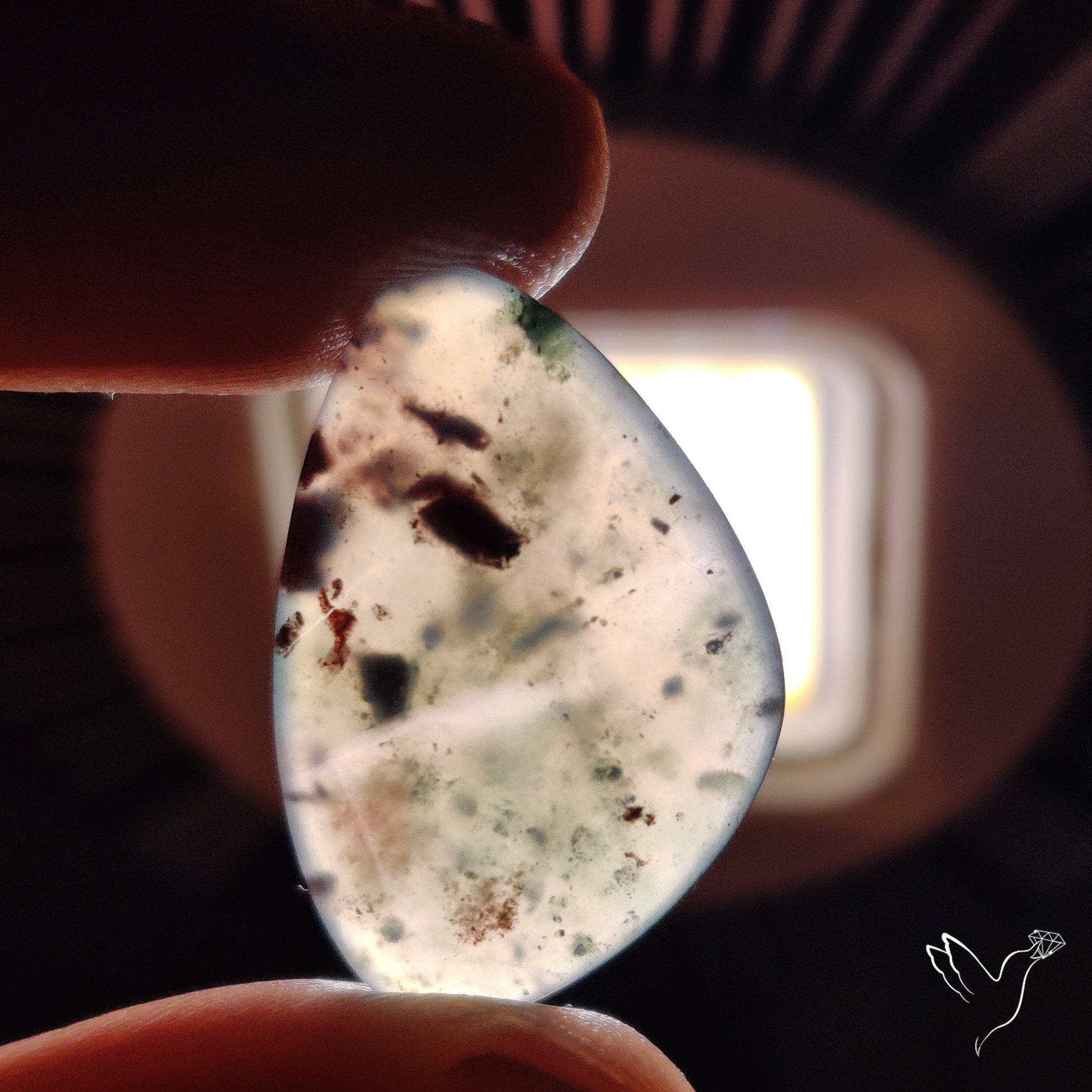 Aqua Chrysoprase Cabochon
