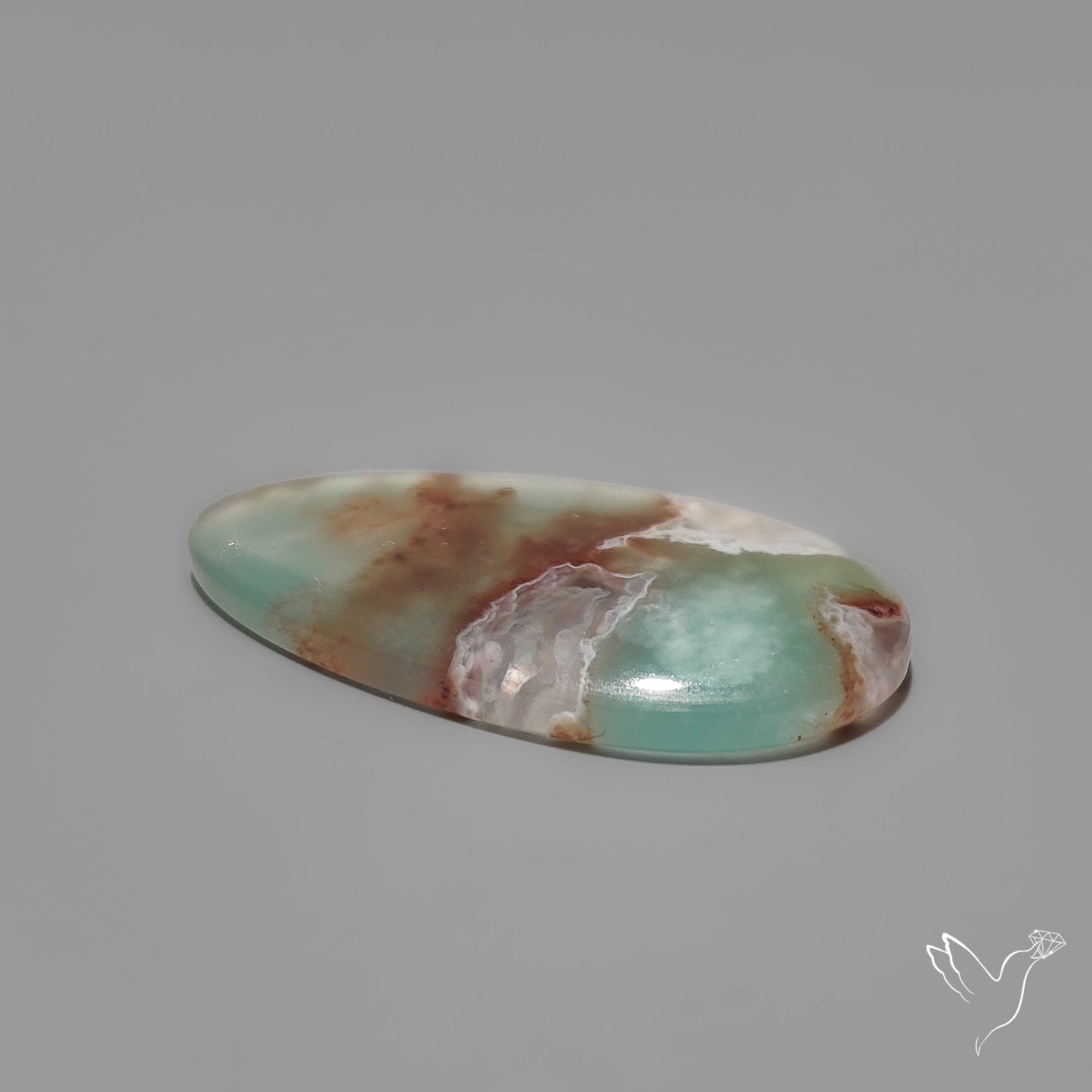 Aqua Chrysoprase Cabochon