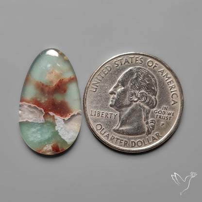 Aqua Chrysoprase Cabochon