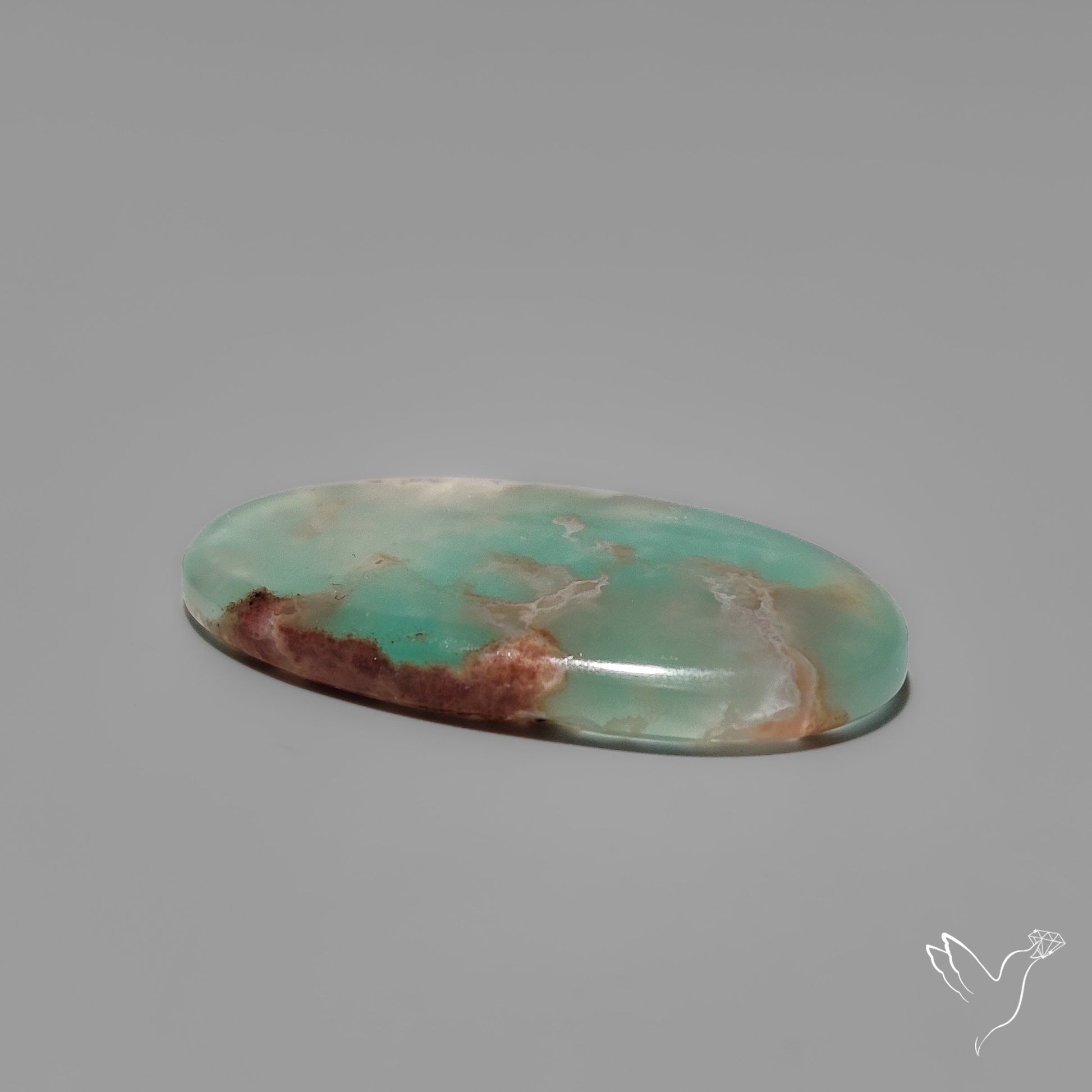 Aqua Chrysoprase Cabochon