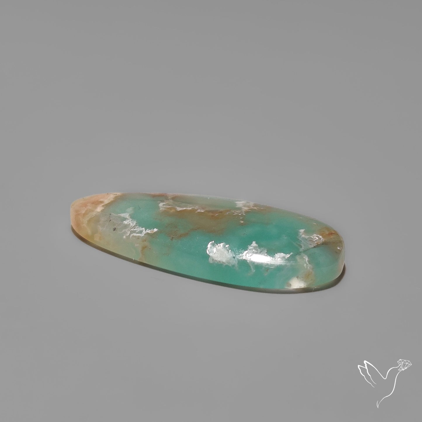 Aqua Chrysoprase Cabochon