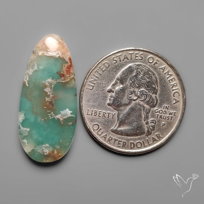 Aqua Chrysoprase Cabochon