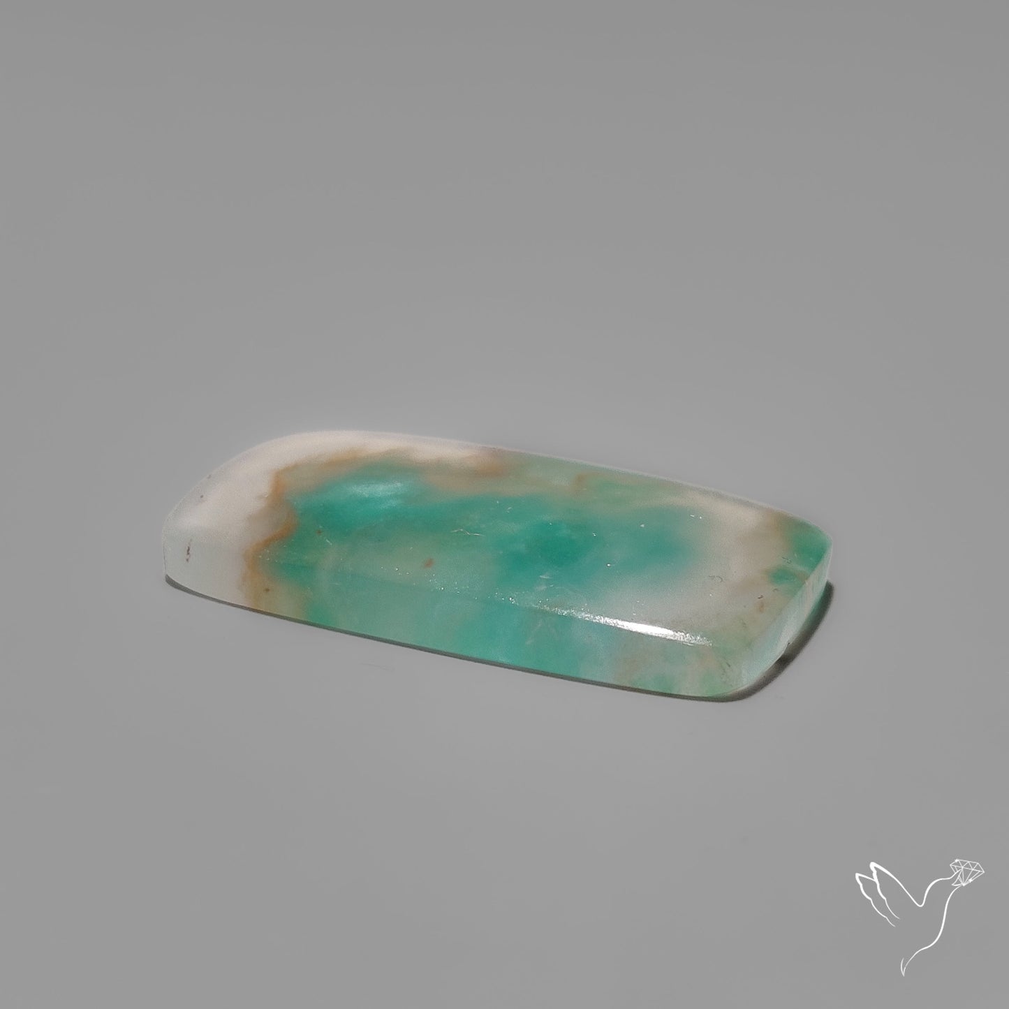 Aqua Chrysoprase Cabochon