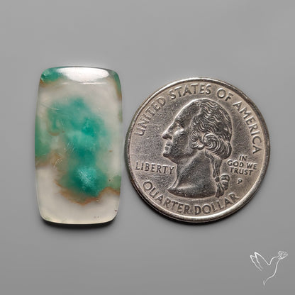 Aqua Chrysoprase Cabochon