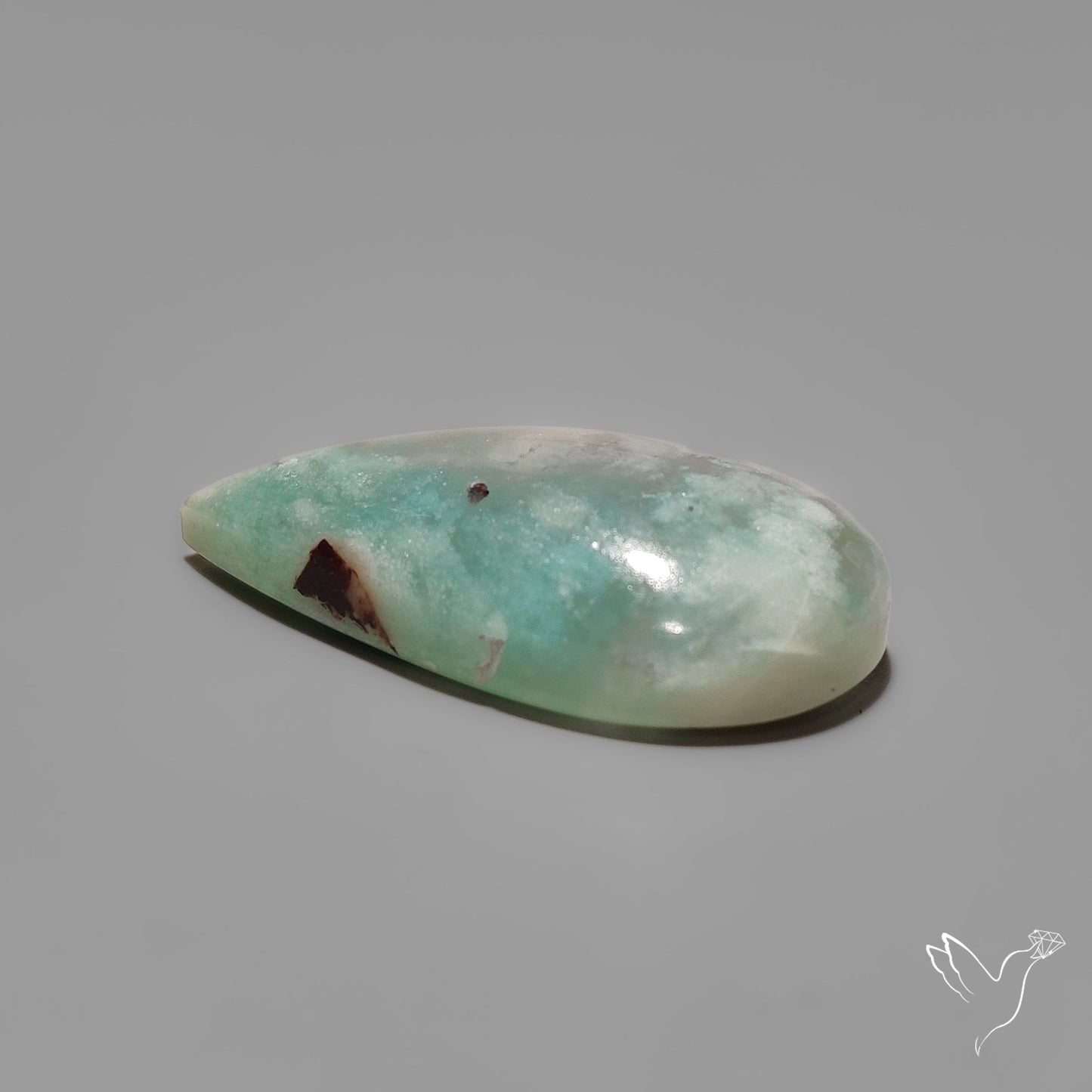 Aqua Chrysoprase Cabochon
