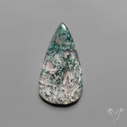 White Horse Canyon Moss Agate Cabochon