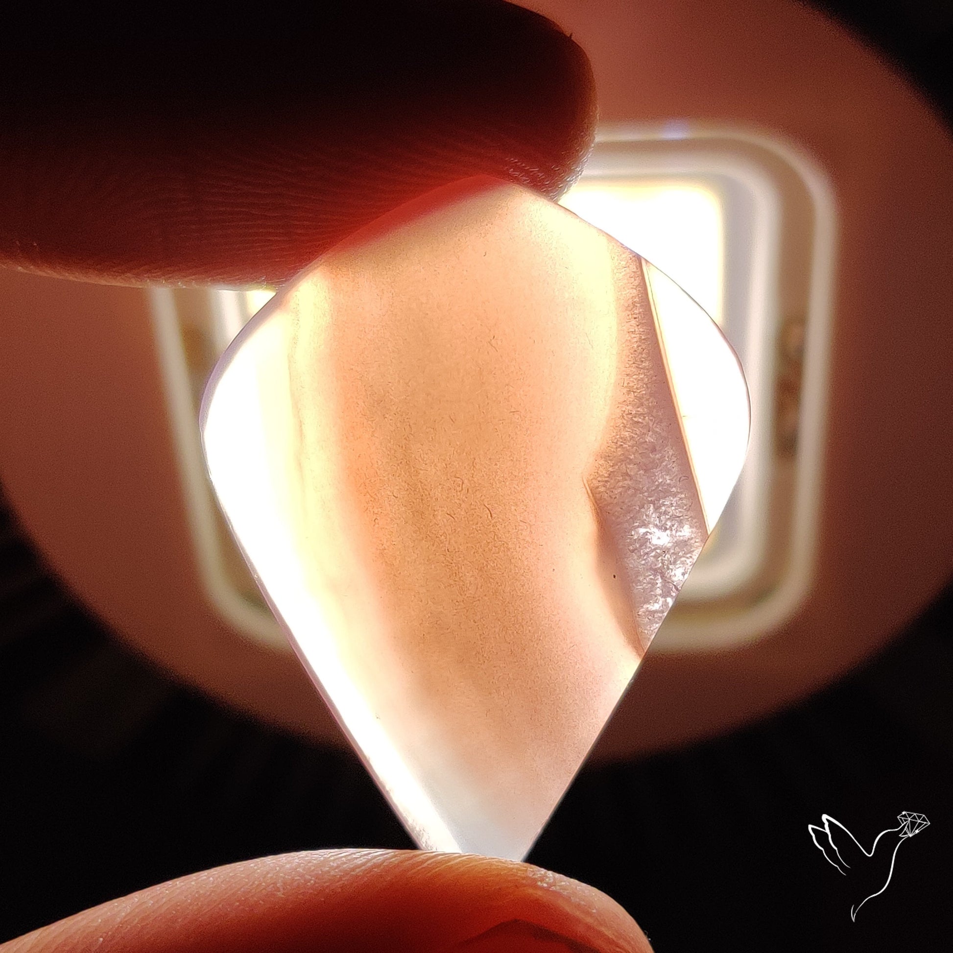 Persimmon Botswana Agate Cabochon Rare