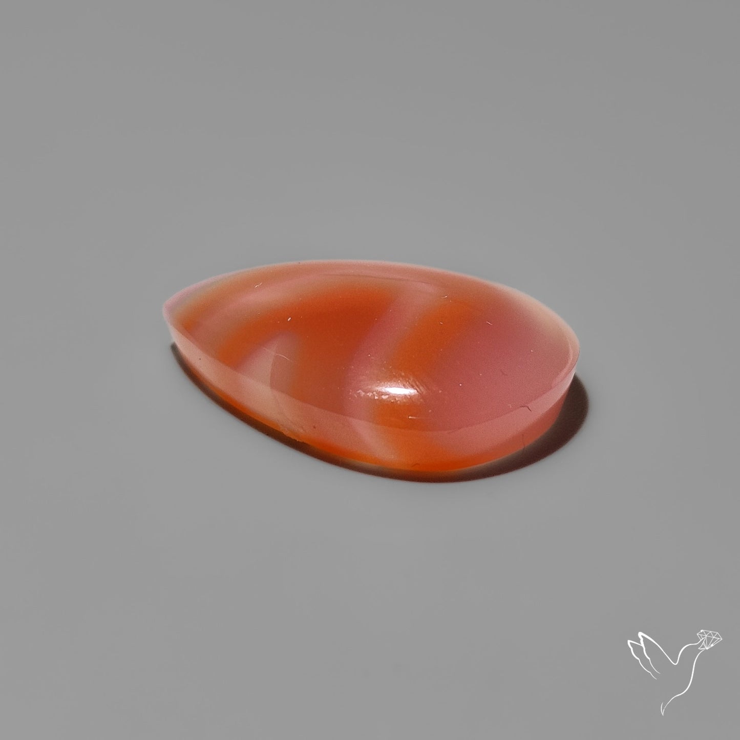 Persimmon Botswana Agate Cabochon Rare
