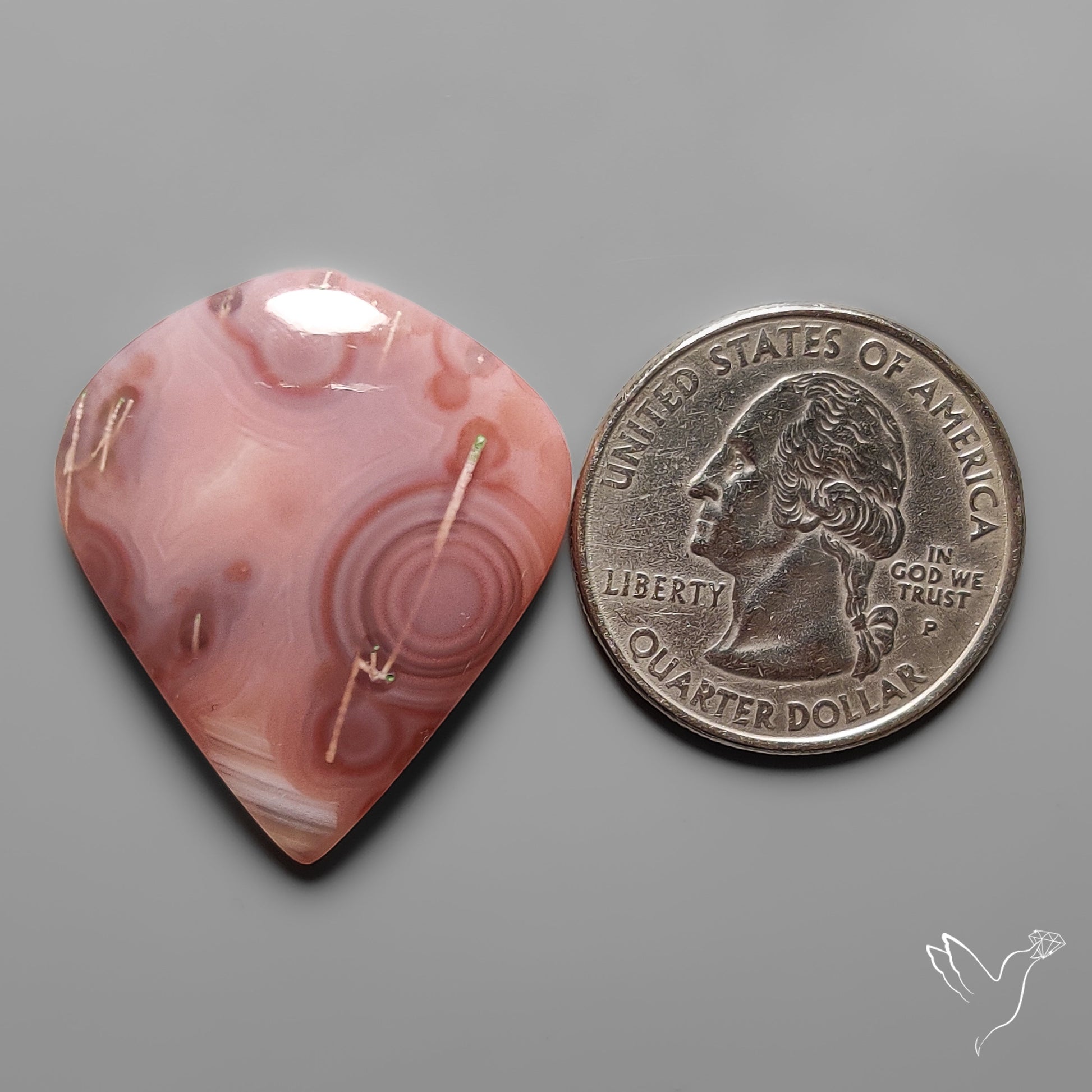 Persimmon Botswana Agate Cabochon Rare