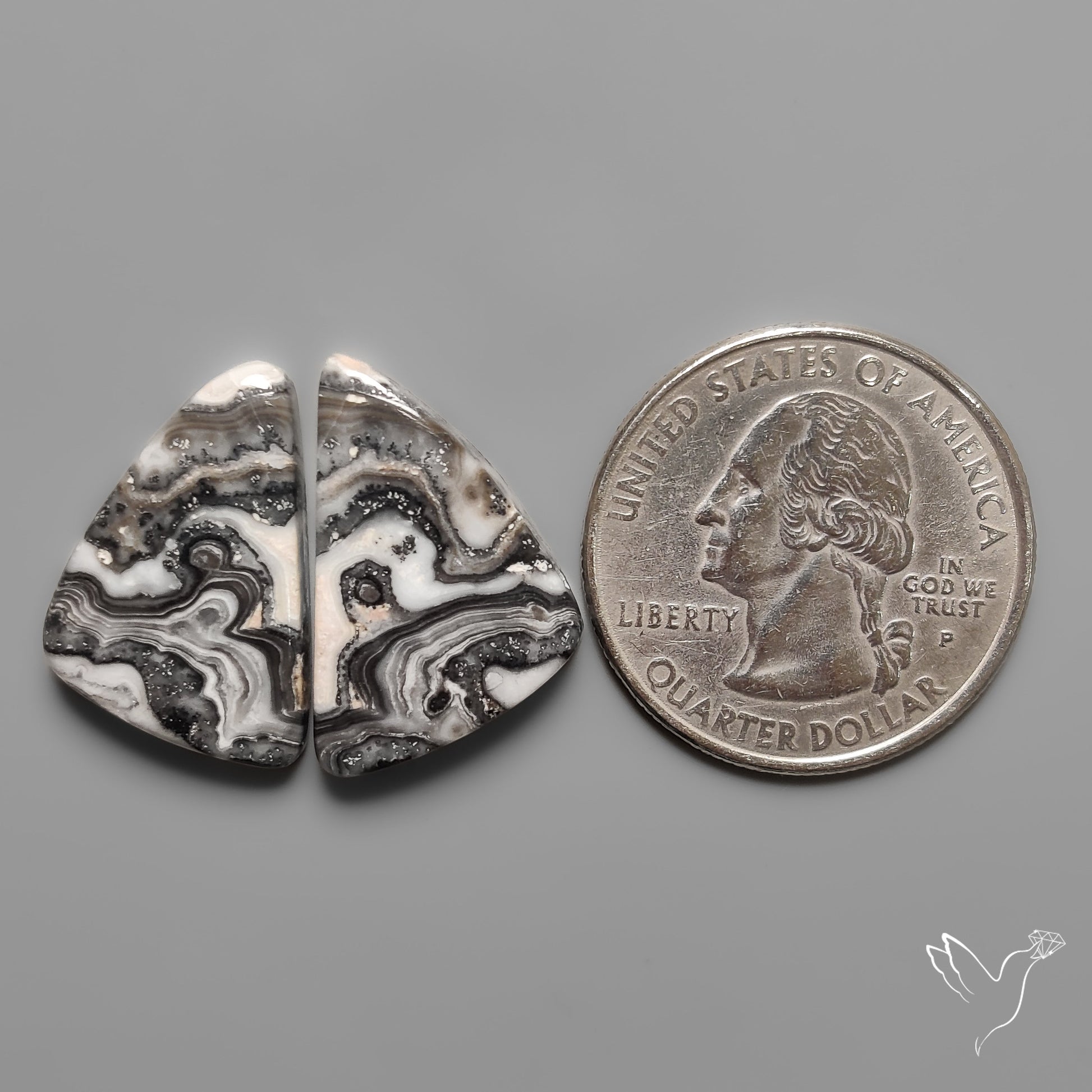 Phantom Calcites Pair