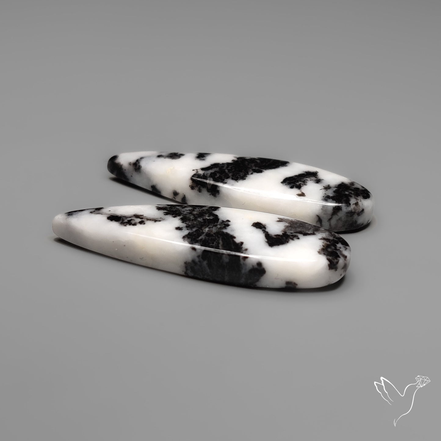 White Buffalo Turquoise Pair