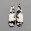 White Buffalo Turquoise Pair
