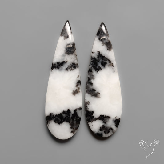 White Buffalo Turquoise Pair