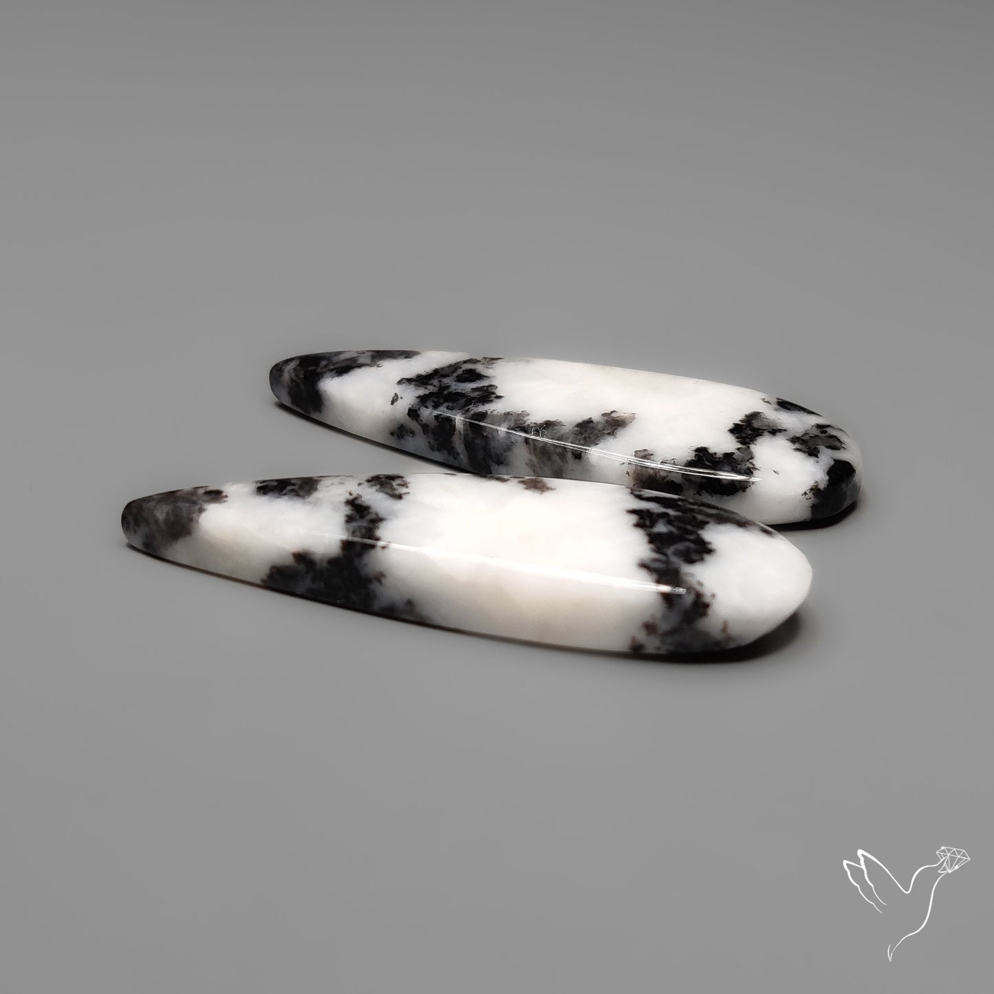 White Buffalo Turquoise Pair