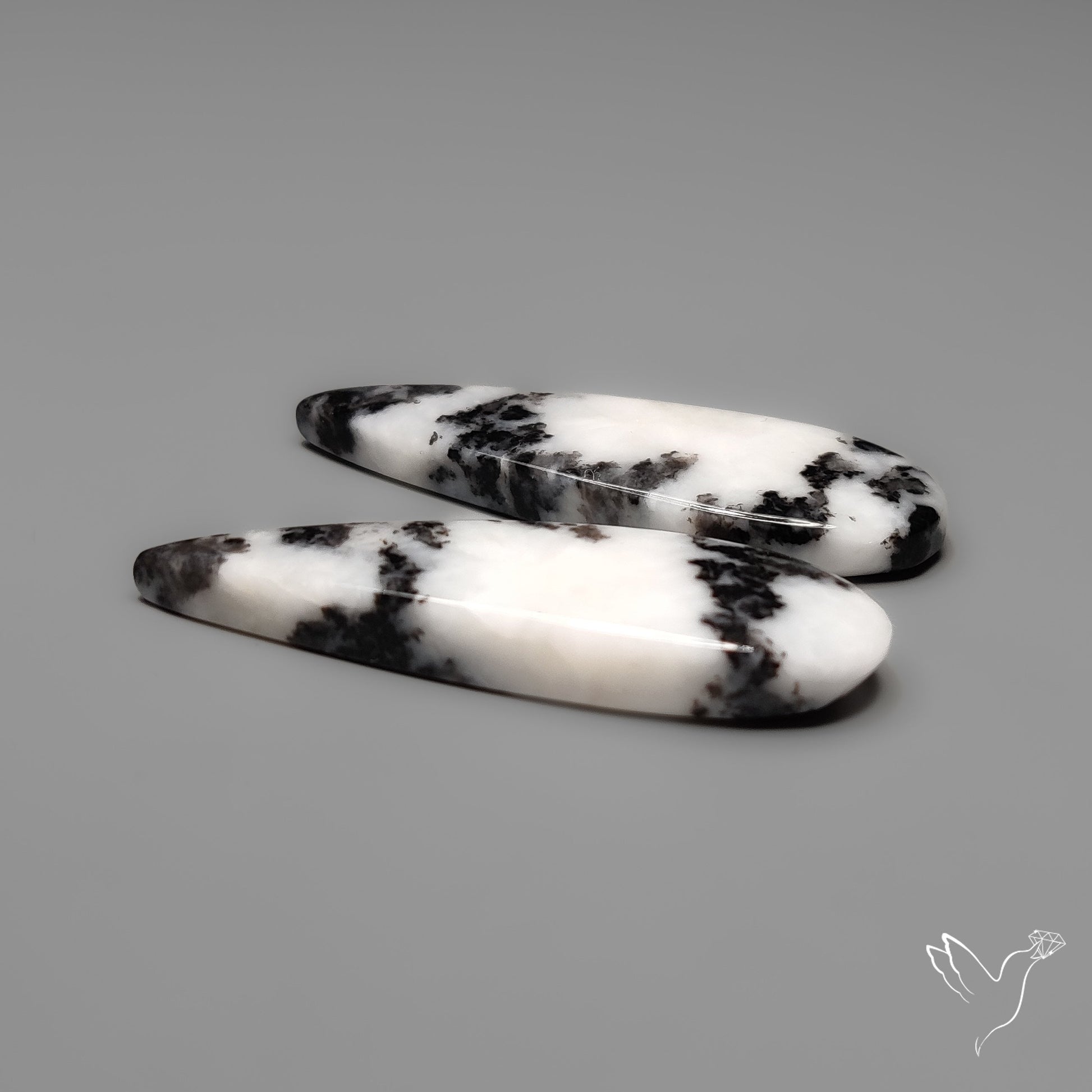 White Buffalo Turquoise Pair