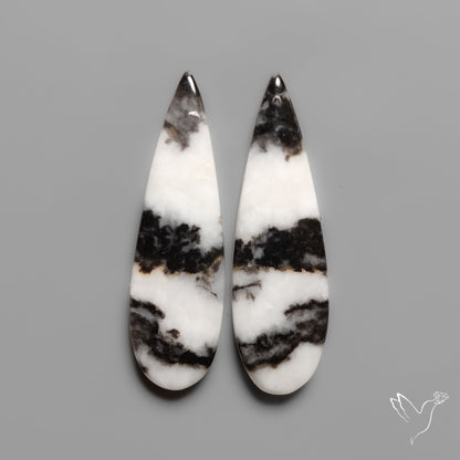 White Buffalo Turquoise Pair