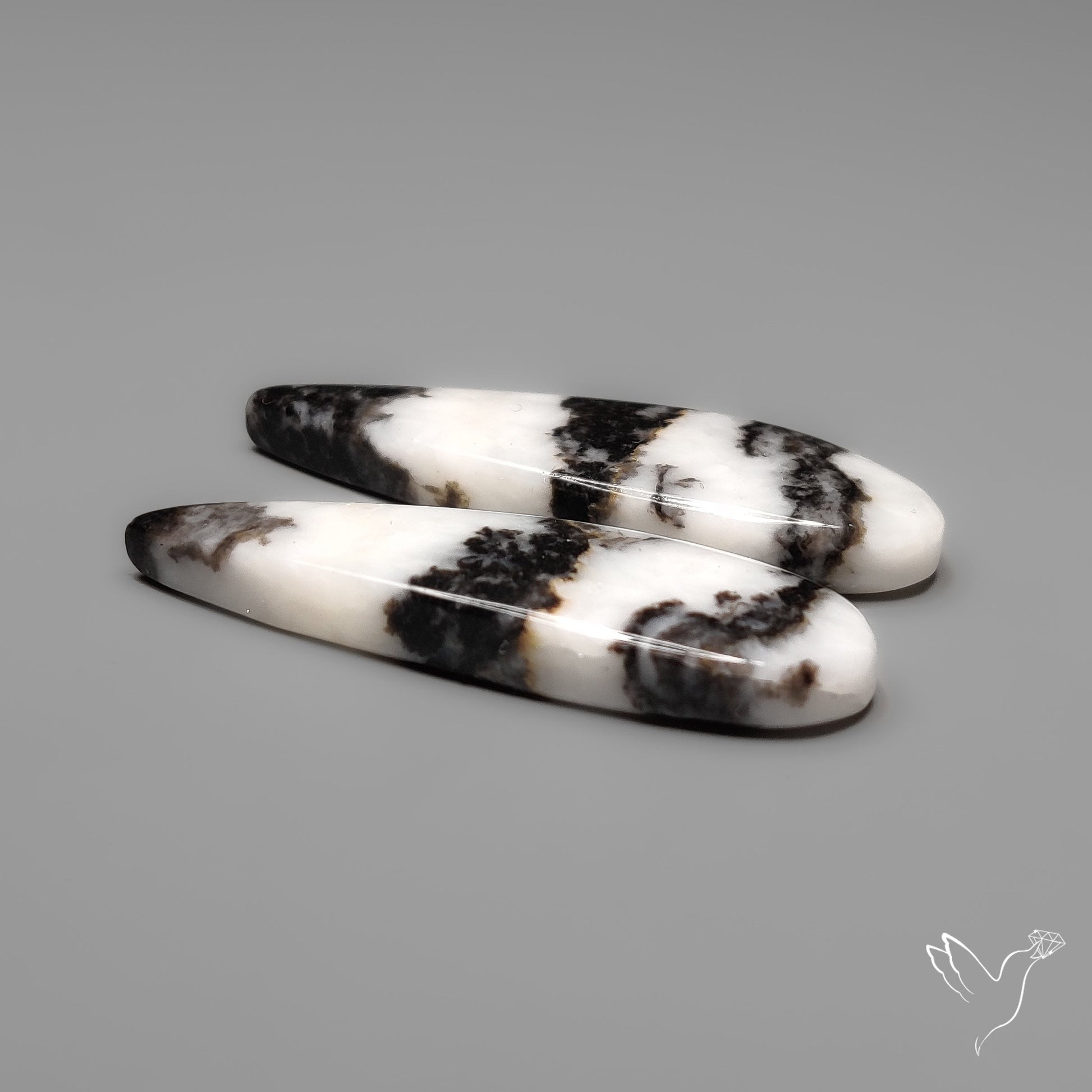 White Buffalo Turquoise Pair