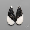 White Buffalo Turquoise Pair