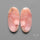 Peruvian Pink Opals Pair Deep Pink